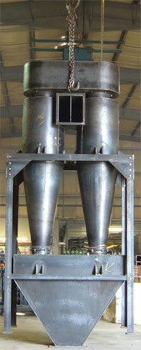 Dual Cyclone for the Plasics Industry
